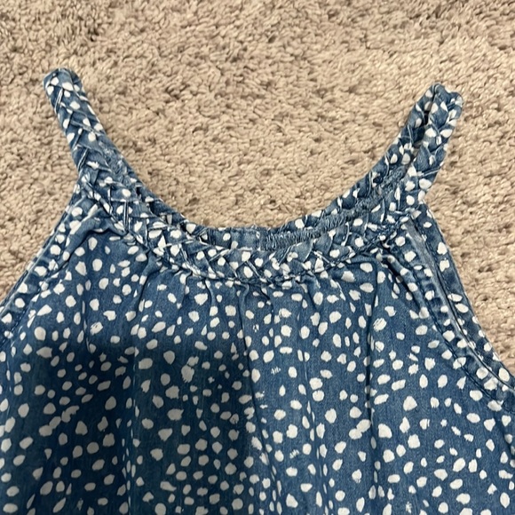 Toddler Girls 3T Faux Denim Dress - Picture 3 of 6